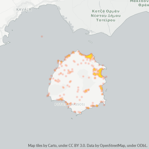 Bedriftskonsentrasjon i Postnummer 640 04 - Potamiá, Øst-Makedonia og Trakia