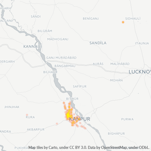 Dami ng Negosyo sa Postal Code 208017 - Kanpur, Uttar Pradesh