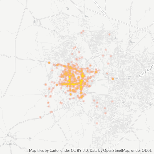 Dami ng Negosyo sa Postal Code 390015 - Vadodara, Gujarat