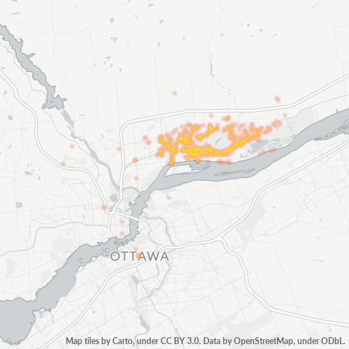 Dami ng Negosyo sa Postal Code J8P - Gatineau, Québec