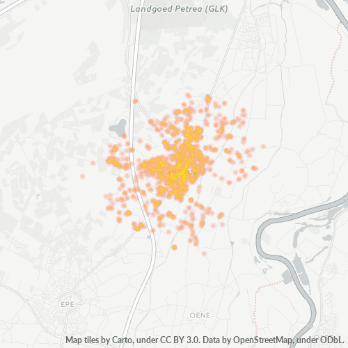 Dami ng Negosyo sa Postal Code 8181 - Heerde, Provincie Gelderland