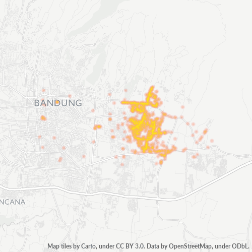 Dami ng Negosyo sa Postal Code 40293 - Bandung, Kanlurang Java