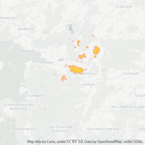 Business Concentration in Postal Code 98704 - Thuringia