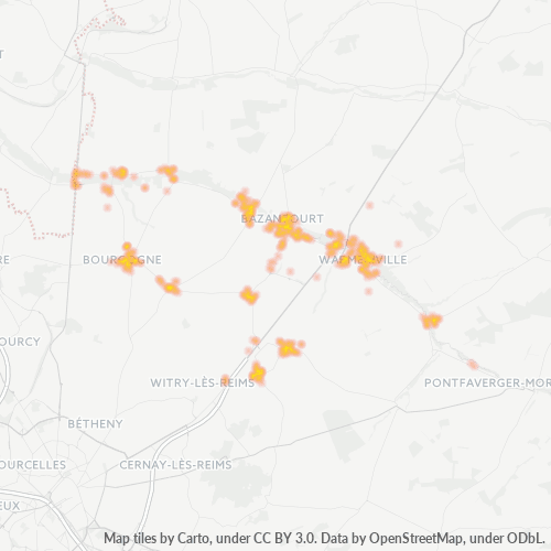 Dami ng Negosyo sa Postal Code 51110 - Caurel, Champagne-Ardenne