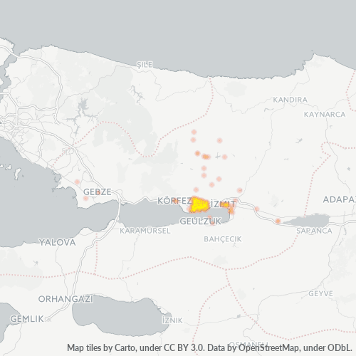 Mkusanyiko wa Biashara katika Posta 41900 - Derince, Mkoa wa Kocaeli