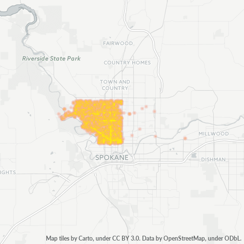 Mkusanyiko wa Biashara katika Posta 99205 - Spokane, Washington