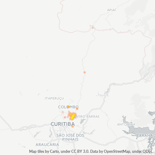 Dami ng Negosyo sa Postal Code 83408-000 - Colombo, Paraná