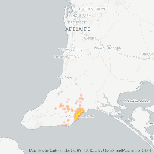 Dami ng Negosyo sa Postal Code 5211 - Hayborough, Timog Australya