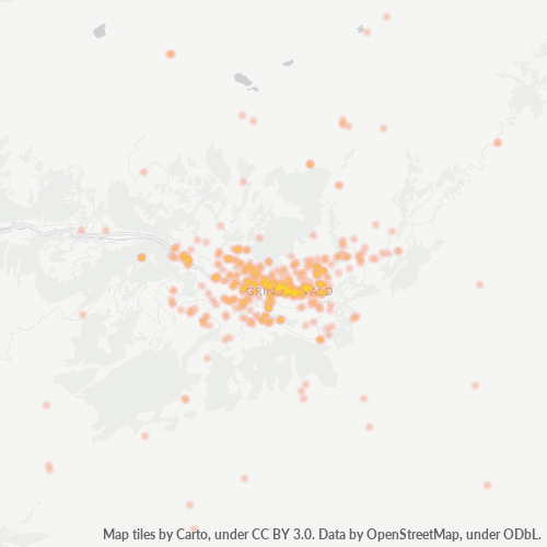 Dami ng Negosyo sa Postal Code 3818 - Grindelwald, Canton de Berne