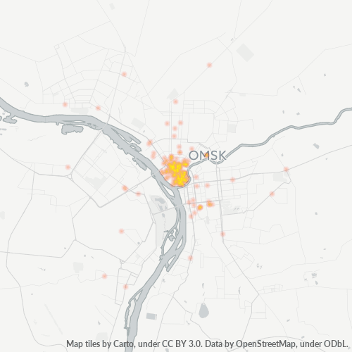 Dami ng Negosyo sa Postal Code 644099 - Omsk, Omsk Oblast