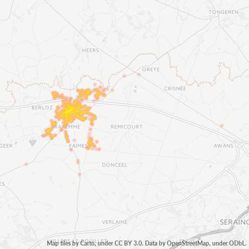 Bedrijfsconcentratie in Postcode 4300 - Borgworm, Wallonië