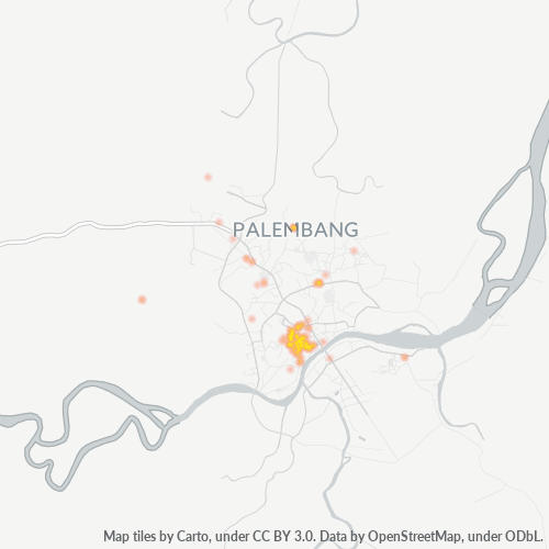 Dami ng Negosyo sa Postal Code 30135 - Palembang, Sumatera Selatan