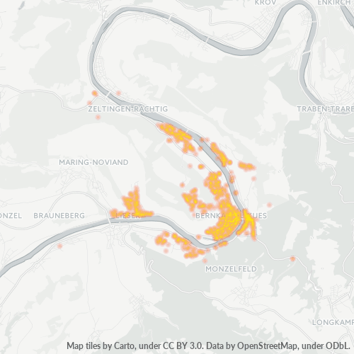 Business Concentration in Postal Code 54470 - Graach, Rhineland-Palatinate