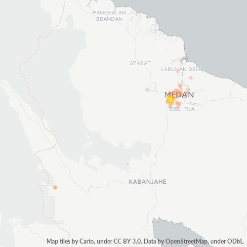 Dami ng Negosyo sa Postal Code 20133 - Medan, Sumatera Utara