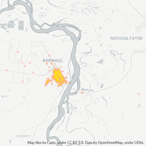 Dami ng Negosyo sa Postal Code 656049 - Barnaul, Altai Krai