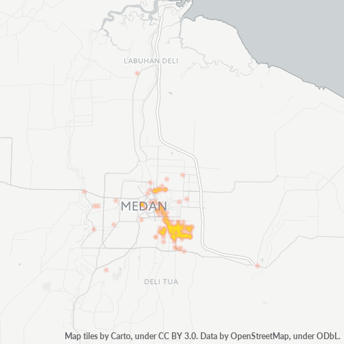 Dami ng Negosyo sa Postal Code 20218 - Medan, Sumatera Utara