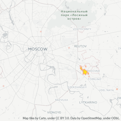 Dami ng Negosyo sa Postal Code 140005 - Lyubertsy, Moscow Oblast