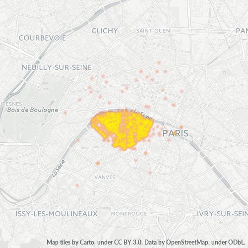 Concentració d'empreses a Codi Postal 75007 - París, Illa de França