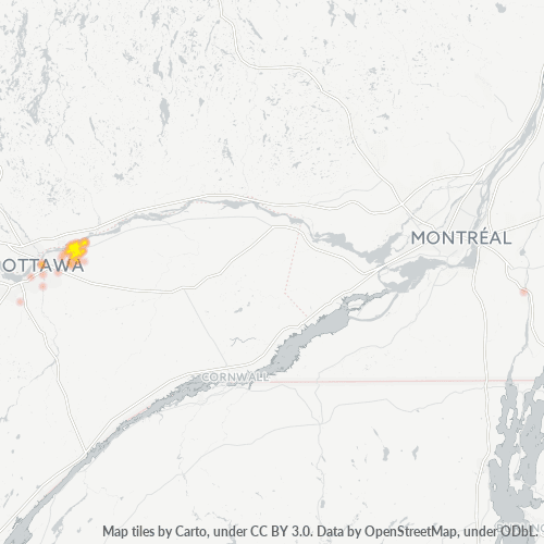 Dami ng Negosyo sa Postal Code K1C - Orléans, Ontario