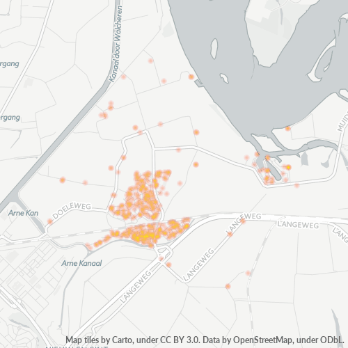 Business Concentration in Postal Code 4341 - Arnemuiden, Zeeland