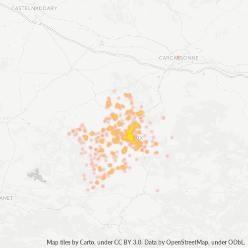 Dami ng Negosyo sa Postal Code 11300 - Magrie, Languedoc-Roussillon
