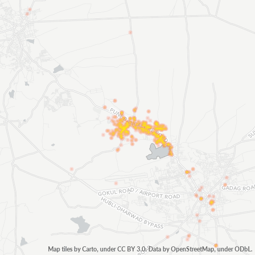 Dami ng Negosyo sa Postal Code 580025 - Hubli, State of Karnātaka