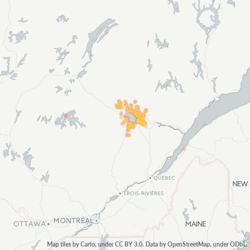 Dami ng Negosyo sa Postal Code G0W - Québec