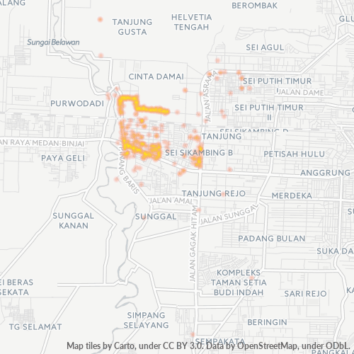 Dami ng Negosyo sa Postal Code 20126 - Medan, Sumatera Utara