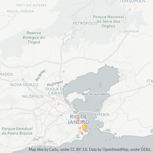 Dami ng Negosyo sa Postal Code 22231-000 - Rio de Janeiro