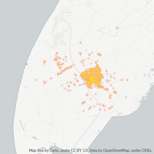 Dami ng Negosyo sa Postal Code 1791 - Den Burg, Provincie Noord-Holland