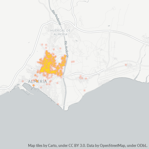 Dami ng Negosyo sa Postal Code 04009 - Almería, Andalucía