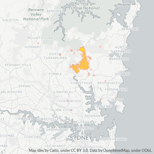 Dami ng Negosyo sa Postal Code 2085 - Belrose, New South Wales