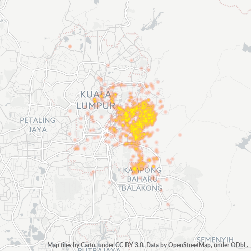 Dami ng Negosyo sa Postal Code 56100 - Cheras