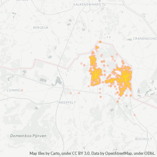 Bedrijfsconcentratie in Postcode 3930 - Achel, Vlaanderen