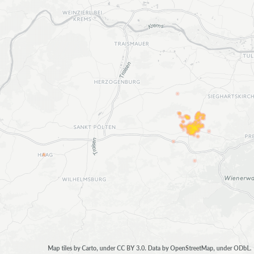 Dami ng Negosyo sa Postal Code 3040 - Neulengbach, Mababang Austria