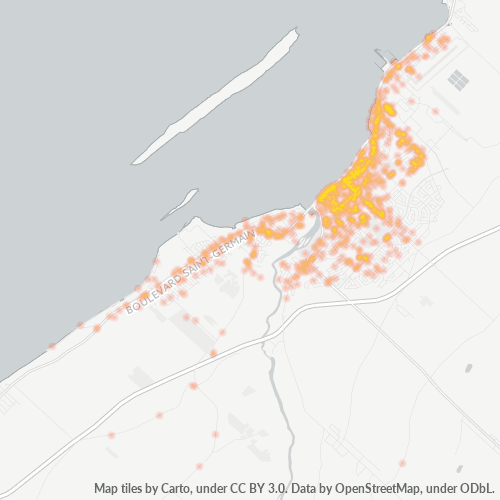 Dami ng Negosyo sa Postal Code G5L - Rimouski, Québec