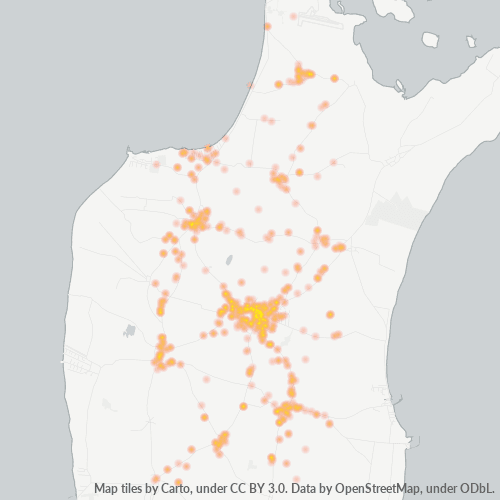 Dami ng Negosyo sa Postal Code 8305 - Region Midtjylland