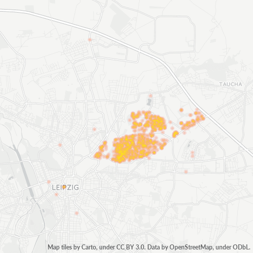 Business Concentration in Postal Code 04347 - Leipzig, Saxony