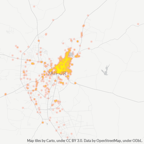 Business Concentration in Pin Code 302002 - Jaipur, Rajasthan