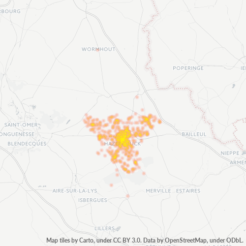 Dami ng Negosyo sa Postal Code 59190 - Wallon-Cappel, Nord-Pas-de-Calais