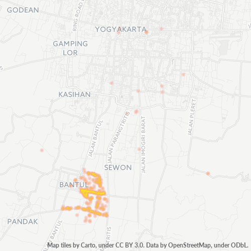 Dami ng Negosyo sa Postal Code 55714 - Bantul, Daerah Istimewa Yogyakarta