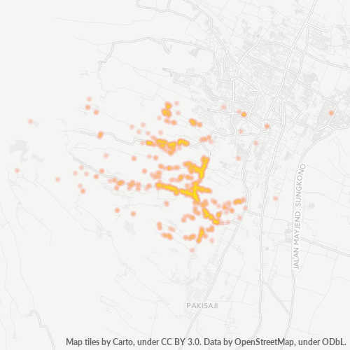 Dami ng Negosyo sa Postal Code 65158 - Malang, Silangang Java