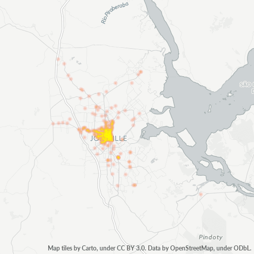 Dami ng Negosyo sa Postal Code 89201-000 - Joinville, Santa Catarina