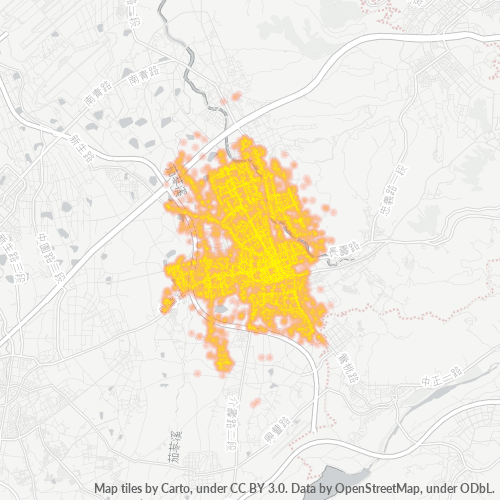 Bedrijfsconcentratie in Postcode 330 - Taiwan