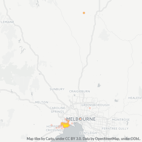 Dami ng Negosyo sa Postal Code 3018 - Footscray, Victoria