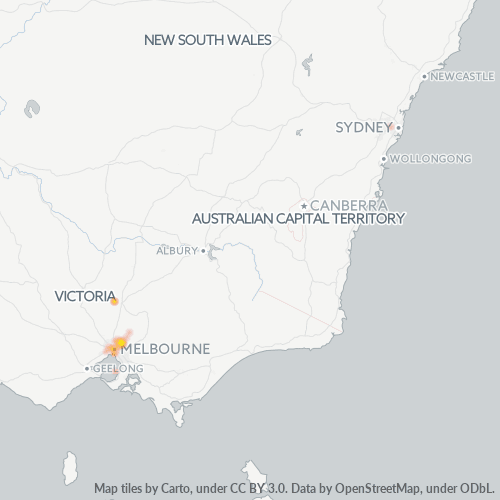 Dami ng Negosyo sa Postal Code 3095 - Research, Victoria