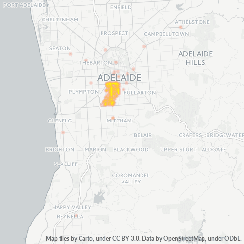 Dami ng Negosyo sa Postal Code 5034 - Wayville, Timog Australya