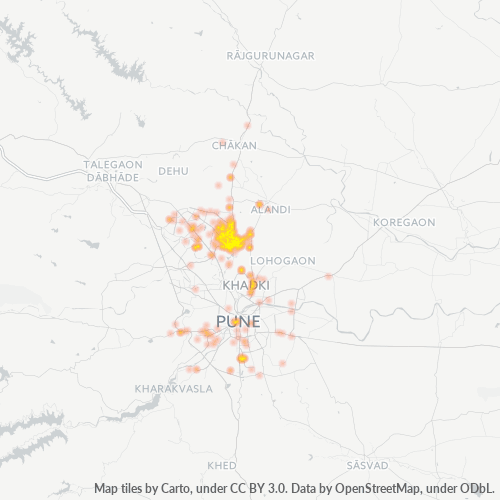 Dami ng Negosyo sa Postal Code 411039 - Pune, Maharashtra