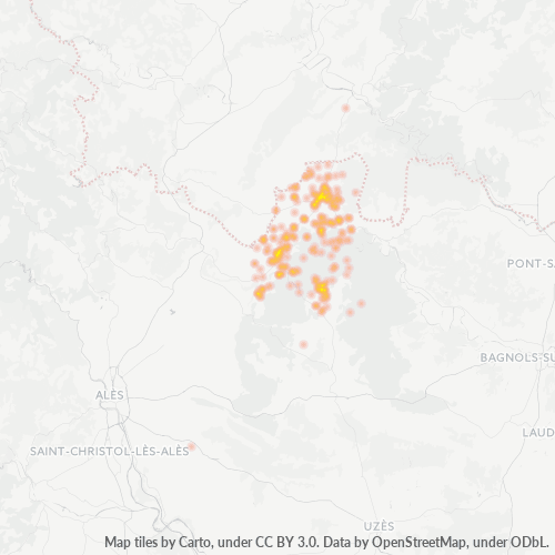 Dami ng Negosyo sa Postal Code 30430 - Pransiya