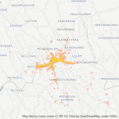 Dami ng Negosyo sa Postal Code 686575 - Kottayam, State of Kerala